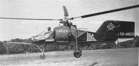 German Flettner FI282B Helicopter FE 4613