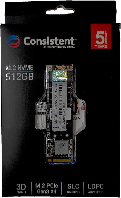 Amazon In Buy Consistent 512 GB NVMe PCIe M 2 SSD 2280 3D NAND With