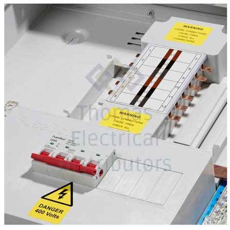 Fusebox Tpn08fb 8 Way 125a Three Phase Distribution Board