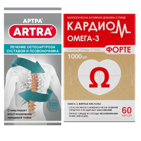 Артра 500 мг + 500 мг 60 шт. таблетки, покрытые пленочной оболочкой ...