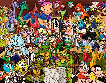 Personagens Da Infancia - Infancia Childhood Projects :: Photos, videos, logos, illustrations and ...