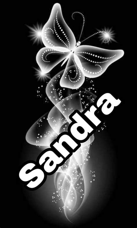 The Word Sanfra On A Black Background With A White Butterfly Flying