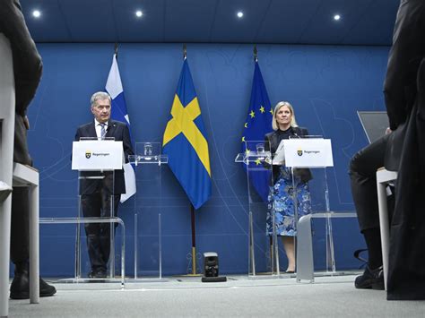 Finland And Sweden Formally Submit Nato Membership Applications Npr