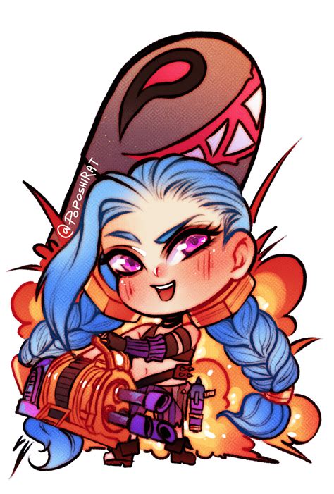 Hello I Drew This Chibi Jinx Art Poposhirat R Leagueofjinx