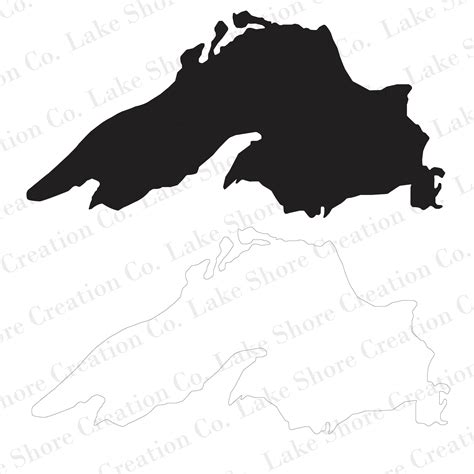 Lake Superior Map Outline