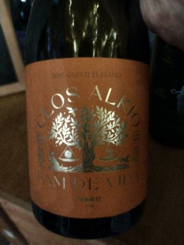 Clos Alkio Fam De Vida Garnatxa Blanca Vivino Us