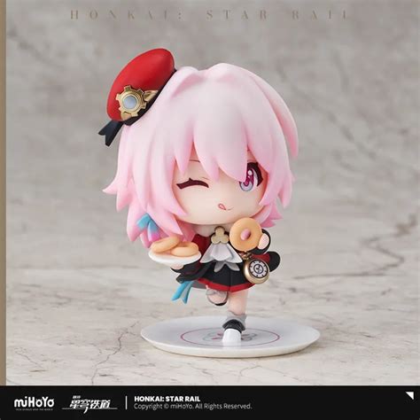 Jual Q Version Mini Figure March 7th Mitsuki Pom Pom Ver Train Tea