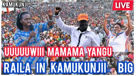 RAILA IN KAMUKUNJI AZIMIO LA UMOJA MEGA RALLY RAILA ODINGA LIVE