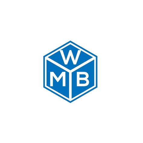 Wmb Letter Logo Design On Black Background Wmb Creative Initials