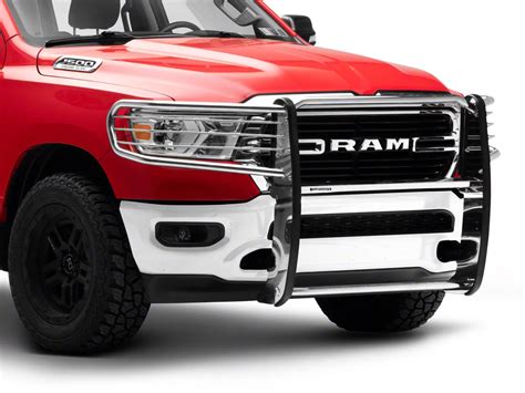 Ram 1500 Grille Guard Stainless Steel 19 24 Ram 1500 Excluding Ecodiesel Rebel And Trx Free