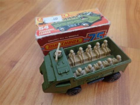 Vintage Matchbox Lesney Superfast No54 Personnel Carrier Excellent