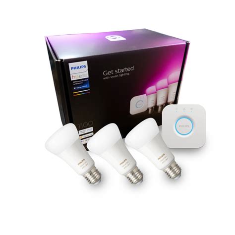 Philips Hue White And Color Ambiance Starter Kit W A E Bulb