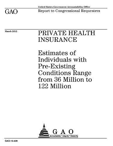 Private Health Insurance Estimates Of Individuals With Pre Existing