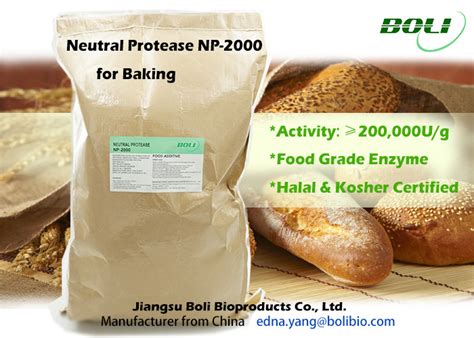 Non Gmo High Concentration Baking Enzymes Powder Halal And Kosher