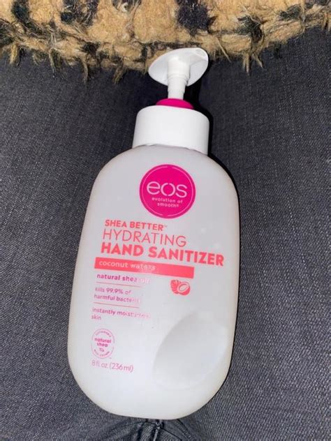 Eos Shea Better Hydrating Hand Sanitizer Coconut Waters 8 Fl Oz