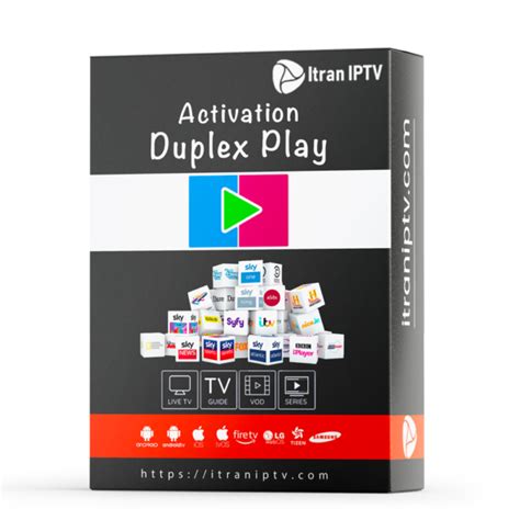 Activation Duplex Play 12 Mois Itran IPTV