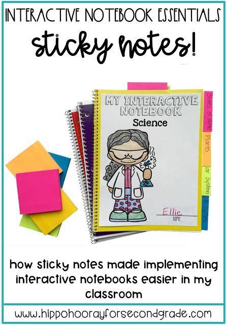 Interactive Notebook Essentials Sticky Notes Interactive Notebooks