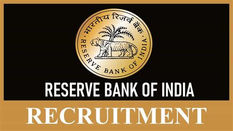 Reserve Bank Of India Recruitment For Vacancies Check Posts