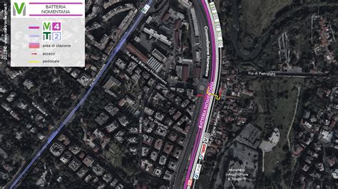 La Metrovia Nuova Fermata Batteria Nomentana Linea M4