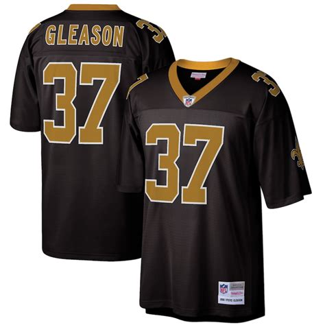 Mitchell And Ness Steve Gleason New Orleans Saints Black Retired Player