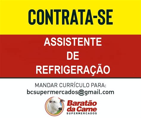 Barat O Da Carne Contrata Cozinheira Assistente De Refrigera O