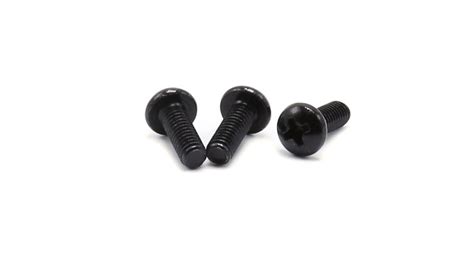 Zinc Plated Standard Black Pan Head Screws - Oukailuo