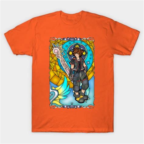 Kingdom Hearts Merch 3 Sora Stained Glass T Shirt Kingdom Hearts Merch