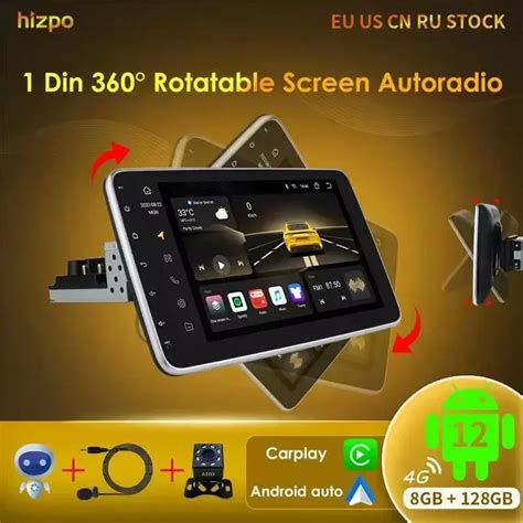 Hizpo Autoradio Android CarPlay Universel 10 1 4G Limitation De Voiture