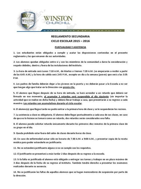 Pdf Reglamento De Secundaria Dokumen Tips