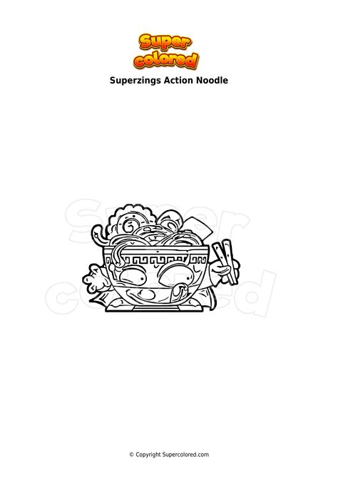 Coloring Page Superzings Power Heat Supercolored