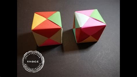 EASY TO MAKE ORIGAMI 3D CUBE #papiervouwen #kubus #origami.HEEL ...