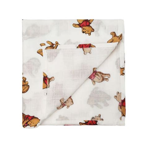 Winnie The Pooh Muslin Wrap 2 Pack The Warehouse