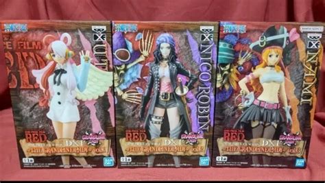 ONE PIECE FILM RED Uta Nami Robin Figure Set Of 3 DXF THE GRANDLINE