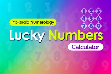 Numerology Lucky Number Calculator Lucky Numbers based on Numerology ...