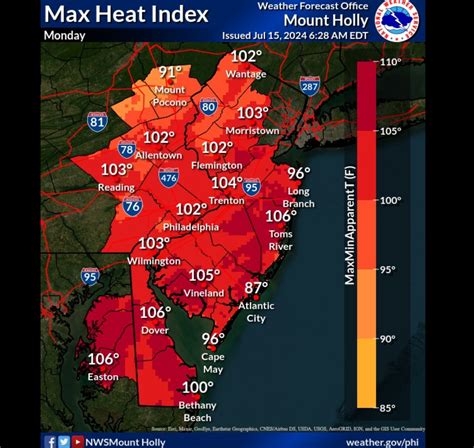 N.J. weather: It will feel like 100 or more with thunderstorm threats ...