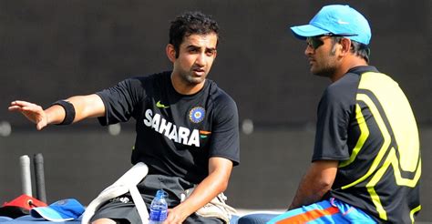 Dhoni India S Best Captain Ever Gautam Gambhir Praises MS Dhoni KKR