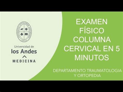 Examen Físico Columna Cervical en 5 minutos YouTube