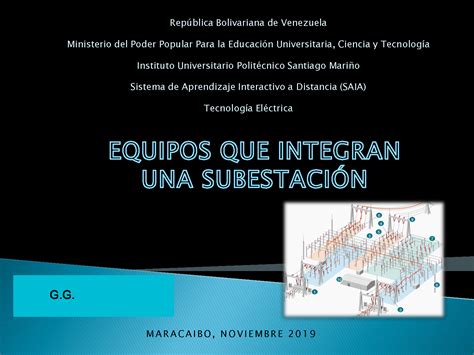 Solution Equipos Que Integran Una Subestaci N El Ctrica Studypool