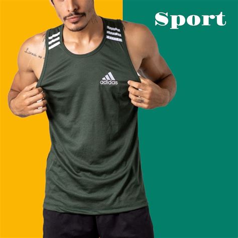 Kit 2 Regata Masculina Em Malha Esportiva Dry Fit Academia Escorrega