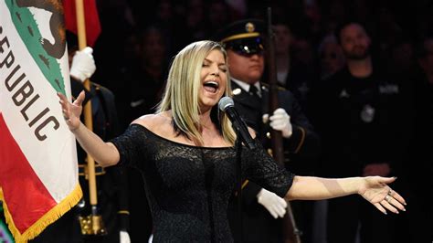 Fergie releases statement about national anthem performance at NBA All ...