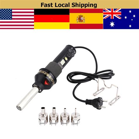 220V 450W LCD Adjustable Electronic Heat Hot Air Gun Desoldering Soldering Station IC SMD BGA