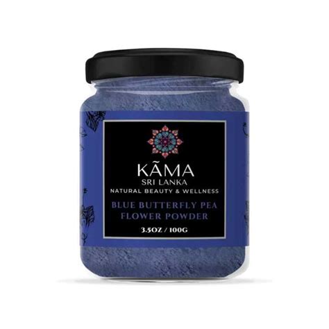 Kama Blue Butterfly Pea Flower Powder Nil Katarolu Mal Powder 50G