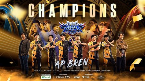 Ap Bren Wins Mpl Philippines Season 12 Top Two Teams Qualify For M5