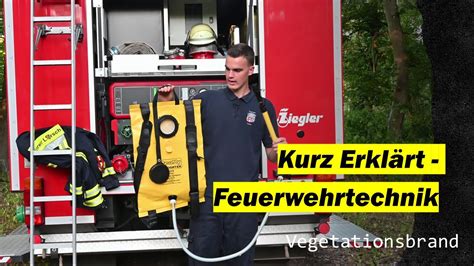 Hilfsmittel F R Den Vegetationsbrand Kurz Erkl Rt Feuerwehrtechnik