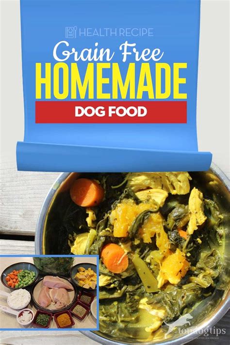 Grain Free Homemade Dog Food Recipe Video and Instructions