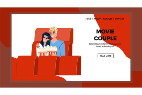 Movie Couple Vector Graphic By Sevvectors Creative Fabrica