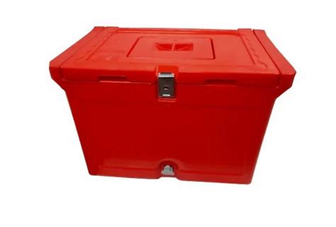 Red Hdpe Plastic Nilkamal Ice Storage Box Capacity L At Rs