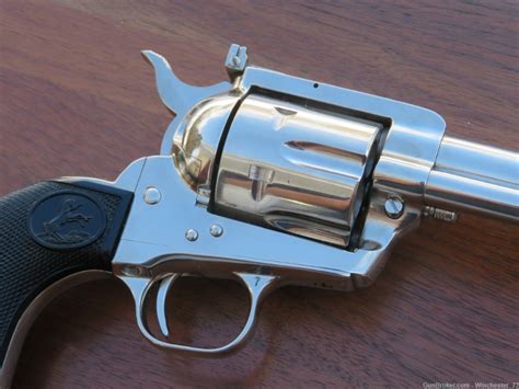 Colt Ned Buntline Commemorative 45 Nickel With Presentation Case Candr Revolvers At Gunbroker