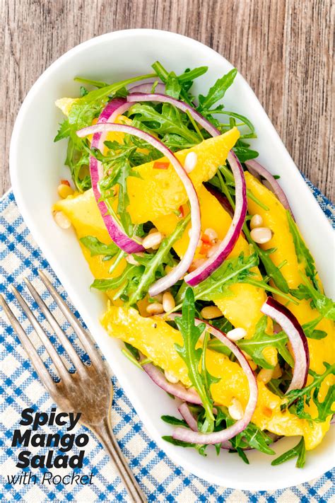 Spicy Mango Salad With Rocket Krumpli