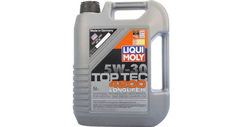 Liqui Moly Top Tec 4200 5w 30 Motorolie 5l • Priser